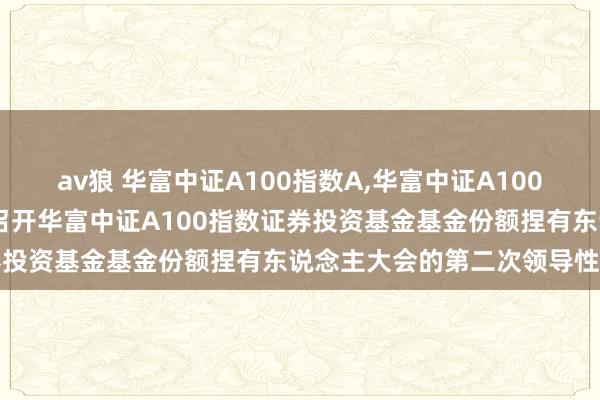 av狼 华富中证A100指数A,华富中证A100指数C: 对于以通信形势召开华富中证A100指数证券投资基金基金份额捏有东说念主大会的第二次领导性公告