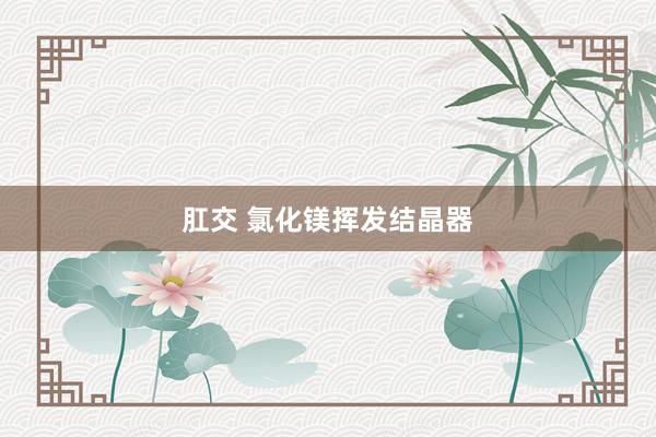 肛交 氯化镁挥发结晶器