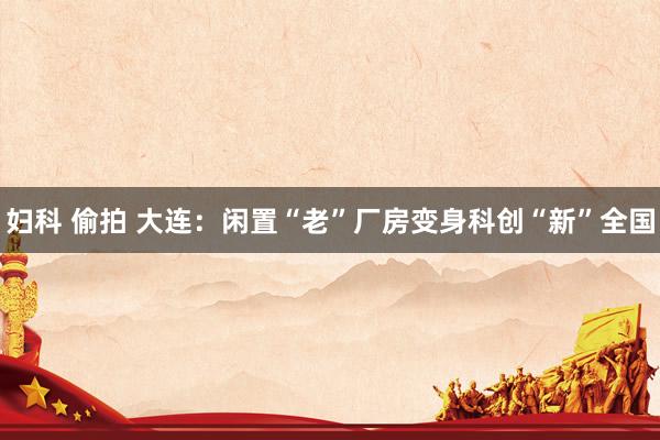 妇科 偷拍 大连：闲置“老”厂房变身科创“新”全国