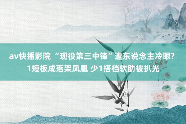 av快播影院 “现役第三中锋”遭东说念主冷眼? 1短板成落架凤凰 少1搭档软肋被扒光
