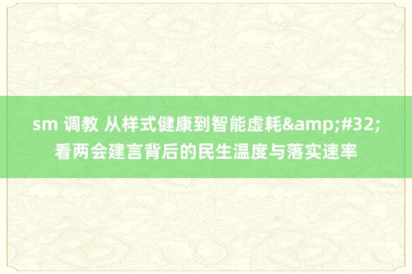 sm 调教 从样式健康到智能虚耗&#32;看两会建言背后的民生温度与落实速率