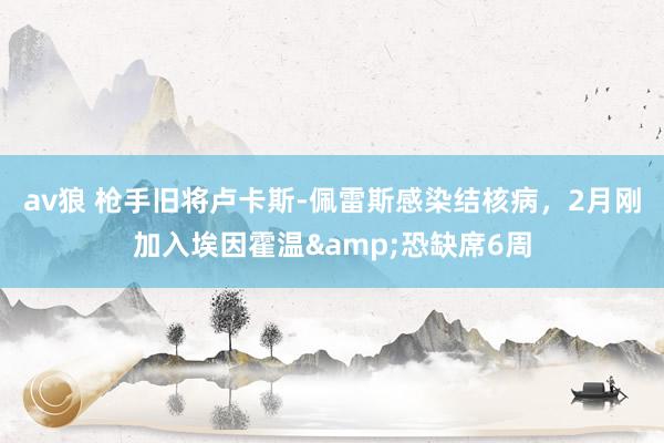 av狼 枪手旧将卢卡斯-佩雷斯感染结核病，2月刚加入埃因霍温&恐缺席6周