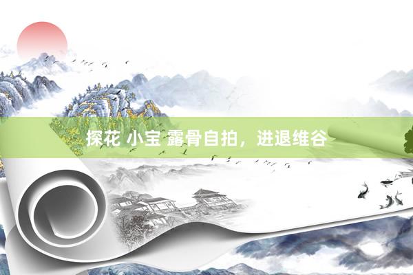 探花 小宝 露骨自拍，进退维谷
